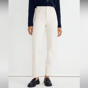 Madewell The Perfect Vintage Straight Jean in Vintage Canvas Wash size 27